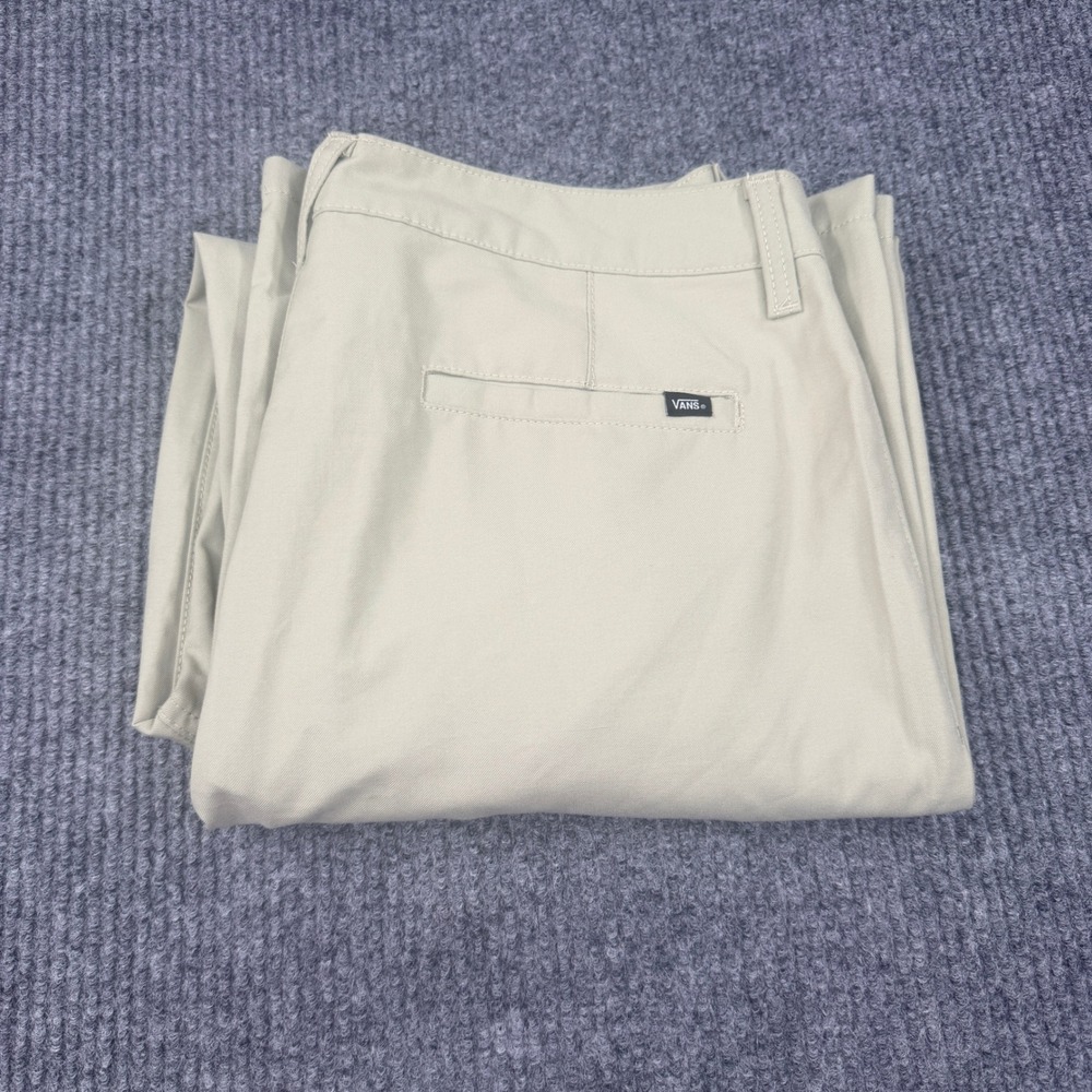 Vans Women's Alder Relaxed Pleated Loose Trousers Pants 30 Khaki VN000GA0D3Z